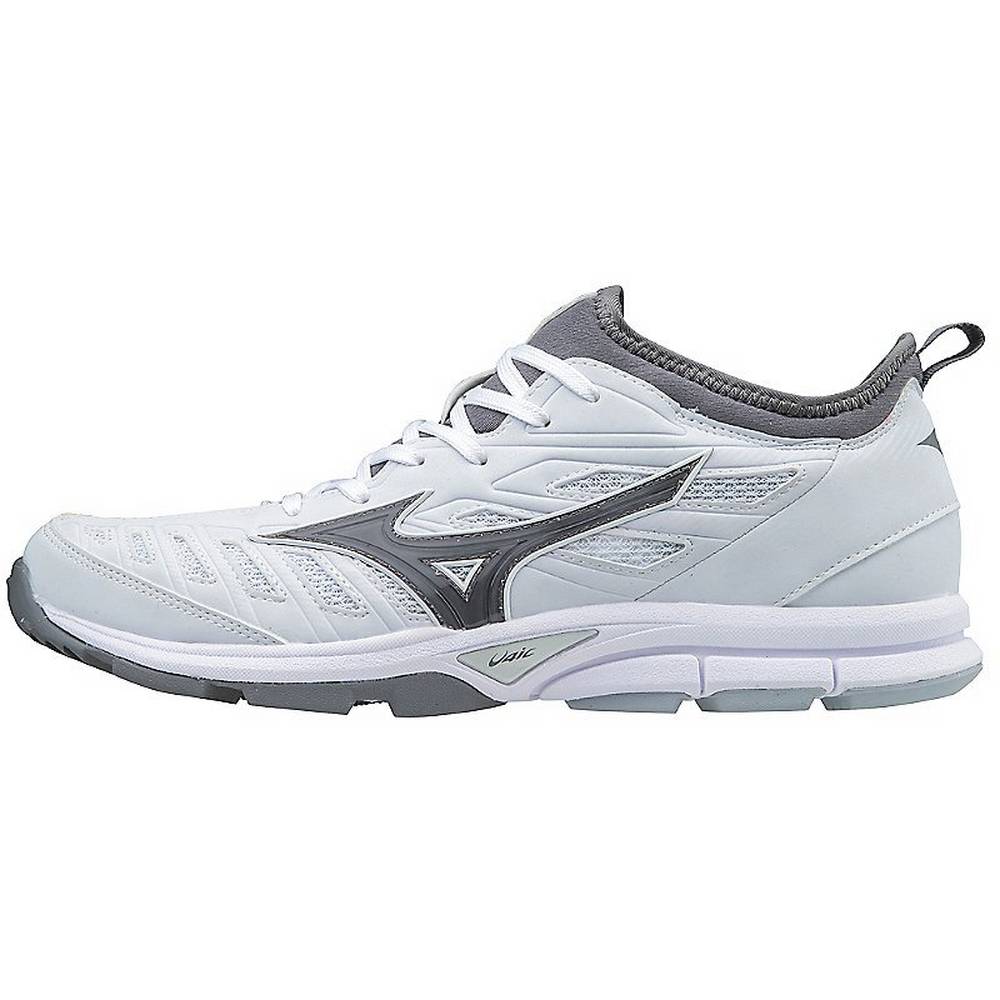 Zapatillas Beisbol Mizuno Player’s Trainer 2 Turf Hombre Blancas España CQPA-42569